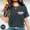 Trump 2024 Vintage Trumm Support Patriotic President - Adult & Kids T-Shirts, Sweatshirts & Hoodies apparel design preview 1
