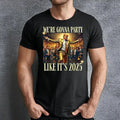 Trump 2025 Party Vintage Funny Dance We'Re Gonna Like - Adult & Kids T-Shirts, Sweatshirts & Hoodies apparel design preview 1