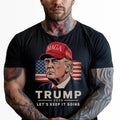 Trump 2028 "Let'S Keep Going" Bold Patriotic - Adult & Kids T-Shirts, Sweatshirts & Hoodies apparel design preview 1