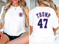 Trump 47 Back Print Matching Supporter Election 2024 - Adult & Kids T-Shirts, Sweatshirts & Hoodies apparel design preview 1