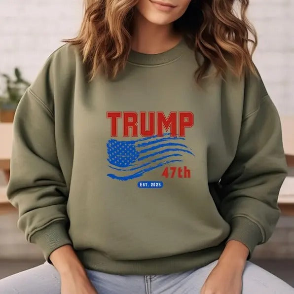 Trump 47th President Inauguration Day Train 47 - Adult & Kids T-Shirts, Sweatshirts & Hoodies apparel design preview 1