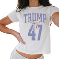 Trump Bow Coquette Baby Maga 47 President 45 Rally - Adult & Kids T-Shirts, Sweatshirts & Hoodies apparel design preview 1