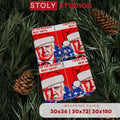 Trump Wrapping Paper Biggest Best Xmas Traditional - Adult & Kids T-Shirts, Sweatshirts & Hoodies apparel design preview 1