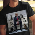 Trump Funny Cat Lover Cute Cats Sofa Unique Dad - Adult & Kids T-Shirts, Sweatshirts & Hoodies apparel design preview 1