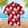 Trump Hawaiian And Shorts Mugshot Donald 2024 Aloha - Adult & Kids T-Shirts, Sweatshirts & Hoodies apparel design preview 1