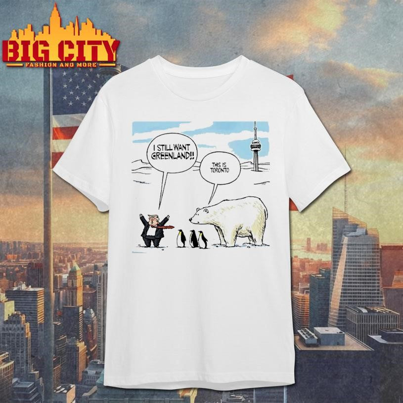 Trump I Still Want Greenland Penguin And Polar Bear - Adult & Kids T-Shirts, Sweatshirts & Hoodies apparel design preview 1