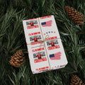 Trump I'Ll Be Home Wrapping Paper Patriotic Wrap - Adult & Kids T-Shirts, Sweatshirts & Hoodies apparel design preview 1