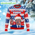 Trump It’s Gunna Be Yuge Ugly Christmas Sweater - Holiday Gift product image