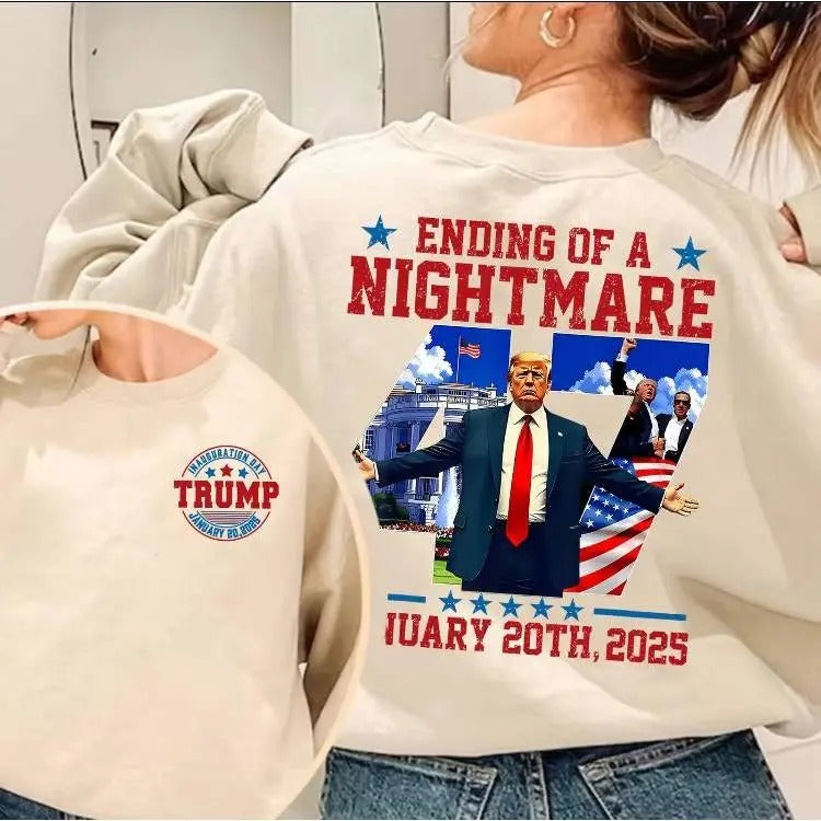 Trump MAGA Election 2024 Inauguration Day 47 2025 - Adult & Kids T-Shirts, Sweatshirts & Hoodies apparel design preview 1