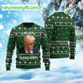 Trump Never Surrender Ugly Christmas Sweater - Holiday Gift product image