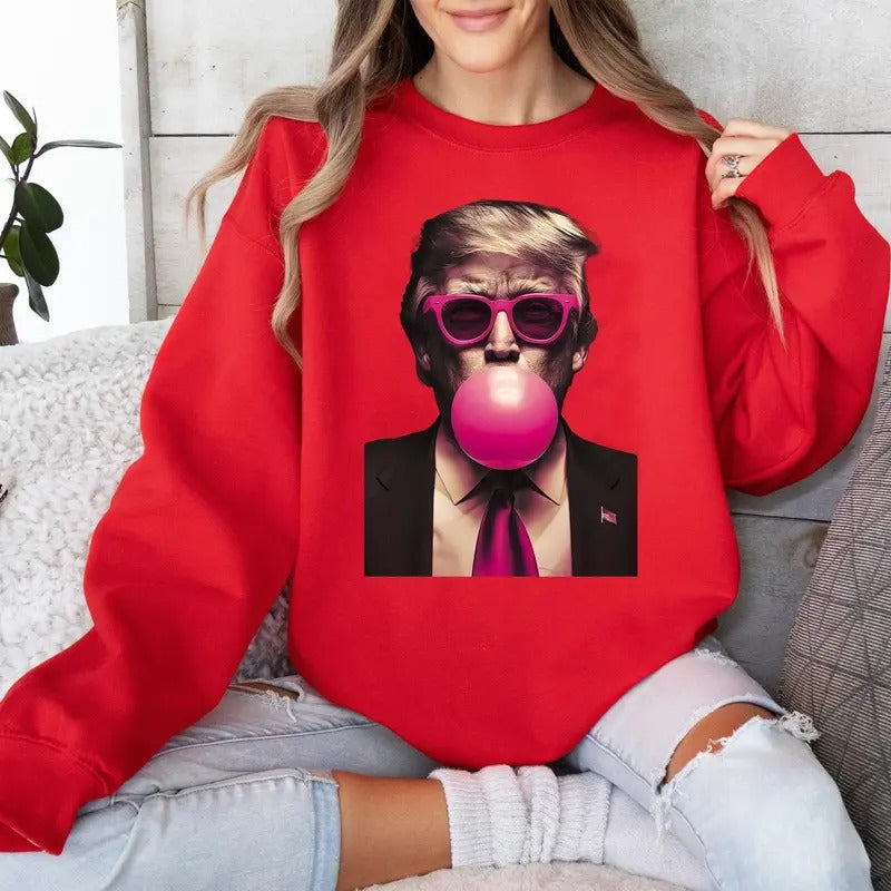 Trump Pink Bubblegum President Republican - Adult & Kids T-Shirts, Sweatshirts & Hoodies apparel design preview 1