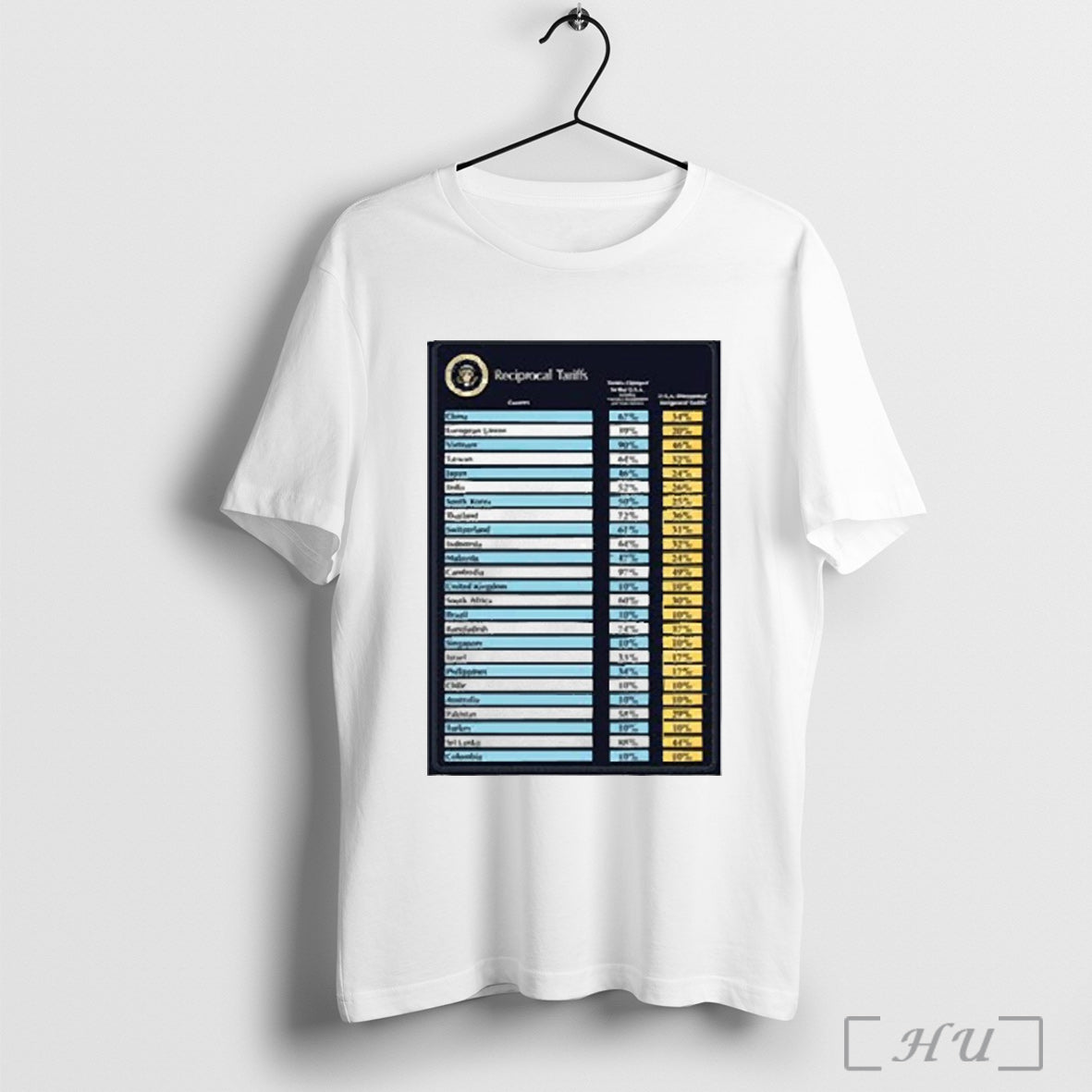 Trump Reciprocal Tariff 2025 - Adult & Kids T-Shirts, Sweatshirts & Hoodies apparel design preview 1