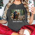 Trump Save Our Pets Cats Debate Kamala Fight Support - Adult & Kids T-Shirts, Sweatshirts & Hoodies apparel design preview 1