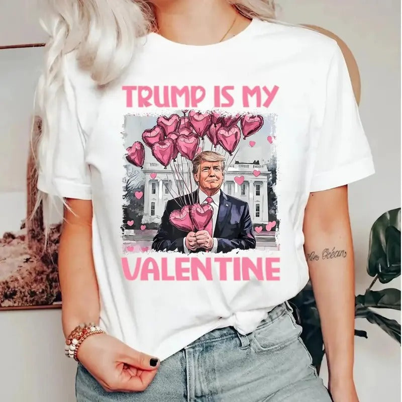 Trump Valentine Top - Adult & Kids T-Shirts, Sweatshirts & Hoodies apparel design preview 1