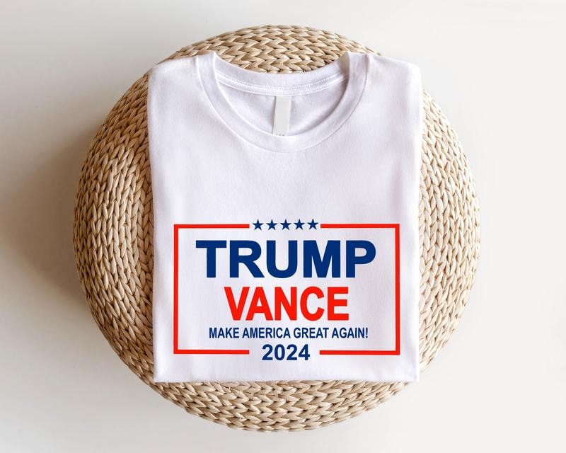 Trump Vance 2024 President Patriotic Election Season - Adult & Kids T-Shirts, Sweatshirts & Hoodies apparel design preview 1