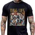 Trump Vance Elon Kennedy Thug Life Cowboy Dark MAGA - Adult & Kids T-Shirts, Sweatshirts & Hoodies apparel design preview 1