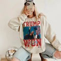 Trump Won 2024 Get Over Election Winner President Png - Adult & Kids T-Shirts, Sweatshirts & Hoodies apparel design preview 1