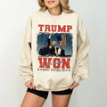 Trump Won Get Over 2024 47th President Republican - Adult & Kids T-Shirts, Sweatshirts & Hoodies apparel design preview 1