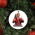 Trump World Peace Ornament Ceramic Maga - Adult & Kids T-Shirts, Sweatshirts & Hoodies apparel design preview 1