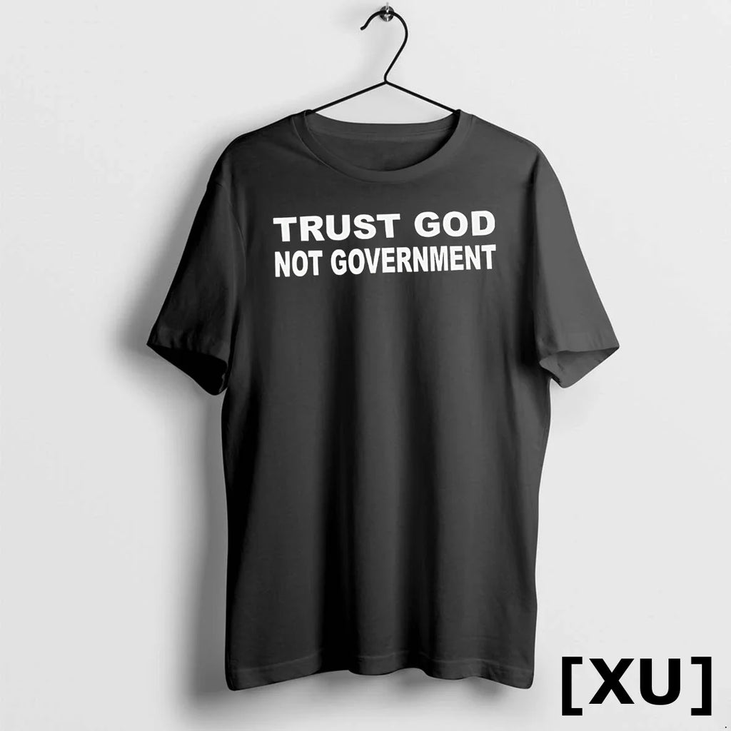 Trust God Not Government Text Sweater - Adult & Kids T-Shirts, Sweatshirts & Hoodies apparel design preview 1