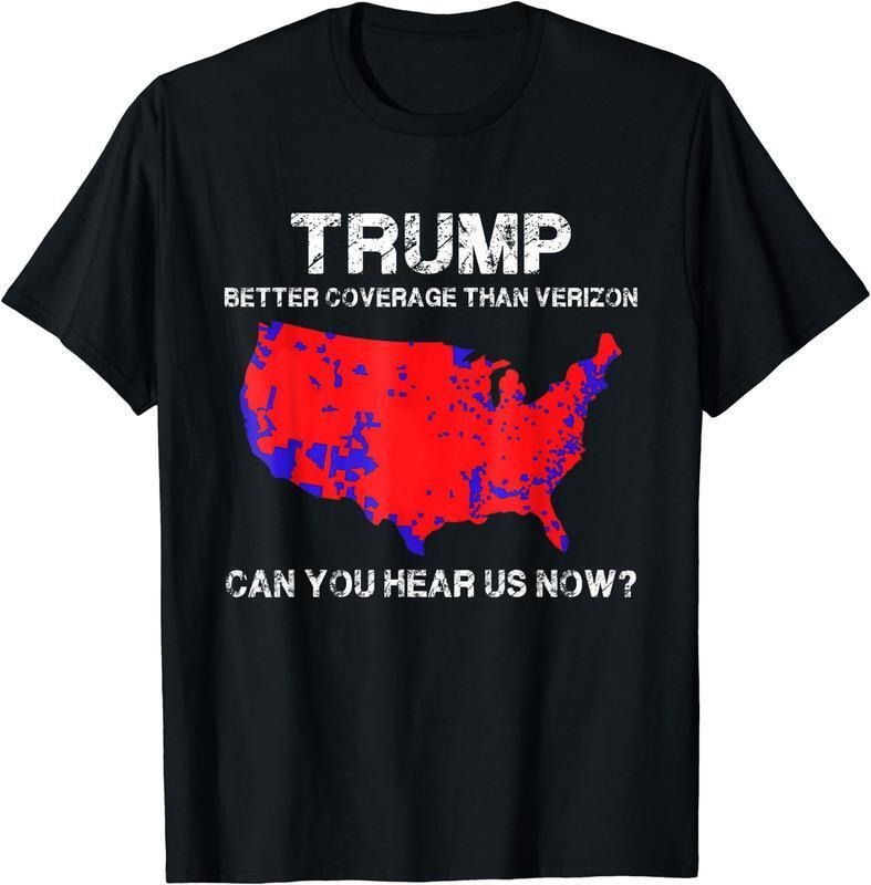 Truump Better Coverage Than Verizon Cotton Love Man - Adult & Kids T-Shirts, Sweatshirts & Hoodies apparel design preview 1