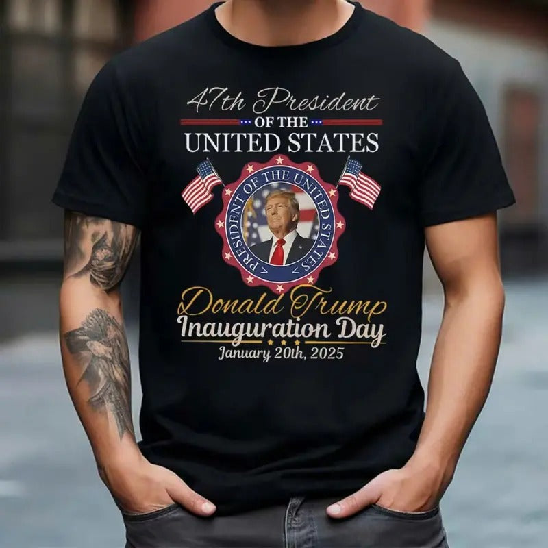 Truump Inauguration Day Trummp Supporters Xmas - Adult & Kids T-Shirts, Sweatshirts & Hoodies apparel design preview 1