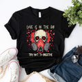 Try Not Breath Valentine Anti Skull Funny Short - Adult & Kids T-Shirts, Sweatshirts & Hoodies apparel design preview 1