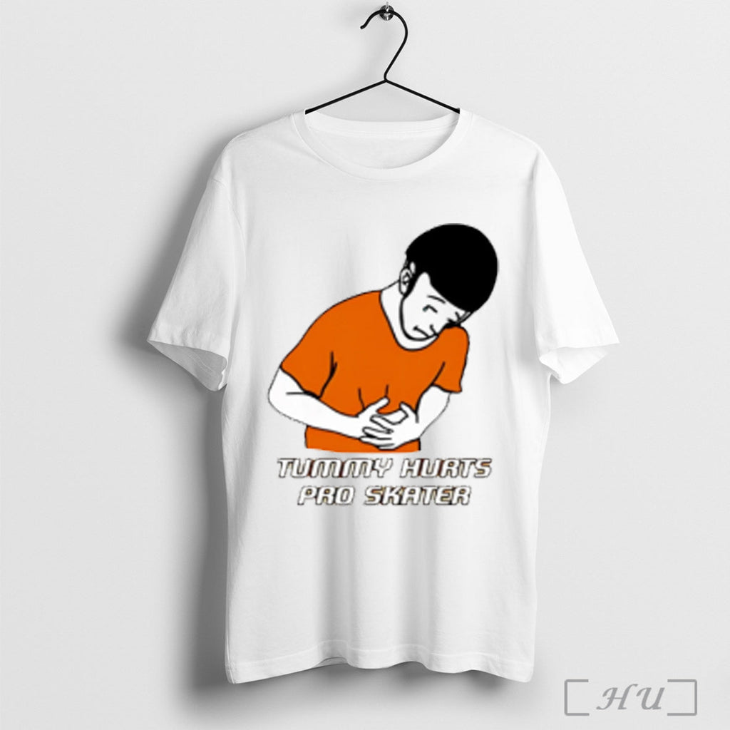 Tummy Hurts Pro Skater - Adult & Kids T-Shirts, Sweatshirts & Hoodies apparel design preview 1