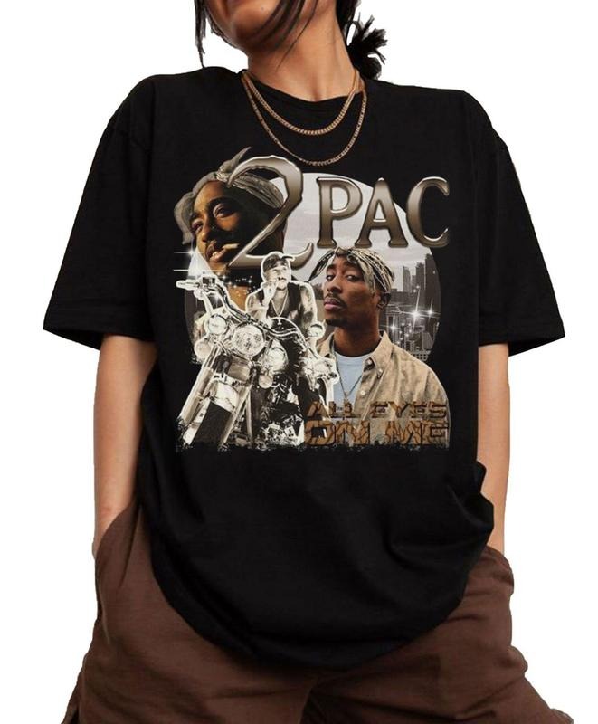 Tupac All Eyes Me Match Sneaker 2Pac 90s Vintage - Adult & Kids T-Shirts, Sweatshirts & Hoodies apparel design preview 1
