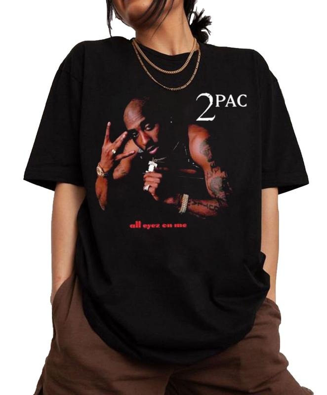 Tupac All Eyez Me Vintage Shakur 2Pac 90s Bootleg Hip - Adult & Kids T-Shirts, Sweatshirts & Hoodies apparel design preview 1