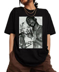 Tupac Shakur Marilyn Monroe Vintage 2Pac 90s Bootleg - Adult & Kids T-Shirts, Sweatshirts & Hoodies apparel design preview 1