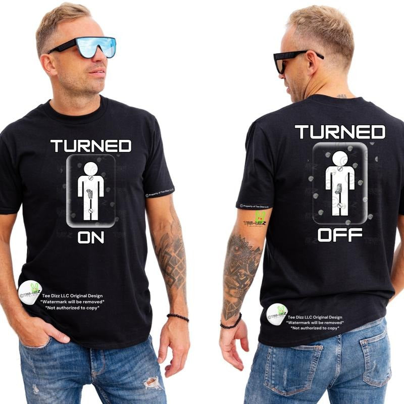 Turned Off Funny Humor - Adult & Kids T-Shirts, Sweatshirts & Hoodies apparel design preview 1