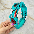 Turquoise Beaded Southern Headband - Adult & Kids T-Shirts, Sweatshirts & Hoodies apparel design preview 1