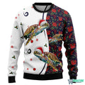 Turtle Christmas Light 3D Ugly Christmas Sweater - Holiday Gift product image