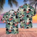 Tuxedo cat hawaiian gift for family and friend - Adult & Kids T-Shirts, Sweatshirts & Hoodies apparel design preview 1