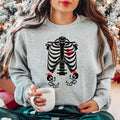 Twin Skeleton Maternity Funny Pregnancy Announcement - Adult & Kids T-Shirts, Sweatshirts & Hoodies apparel design preview 1