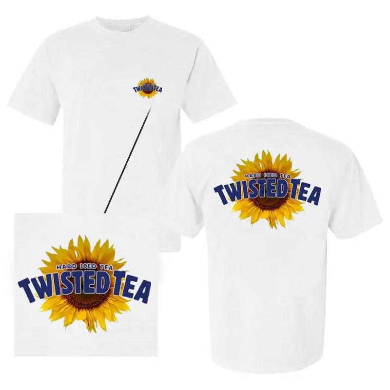 Twisted Tea Sun Flower 2 Side Menswear - Adult & Kids T-Shirts, Sweatshirts & Hoodies apparel design preview 1