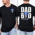 Two Sided Dad Bob Powered Bud Light Doodlebob Papa - Adult & Kids T-Shirts, Sweatshirts & Hoodies apparel design preview 1