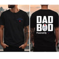 Two Sided Dad Bob Powered Michelob Ultra Papa Funny - Adult & Kids T-Shirts, Sweatshirts & Hoodies apparel design preview 1