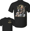Two Sided Hunter Trump Busch Light Camo Hunting Dog - Adult & Kids T-Shirts, Sweatshirts & Hoodies apparel design preview 1