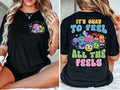 Two Sided Inside Out 2 'S Okay Feel All Feels - Adult & Kids T-Shirts, Sweatshirts & Hoodies apparel design preview 1