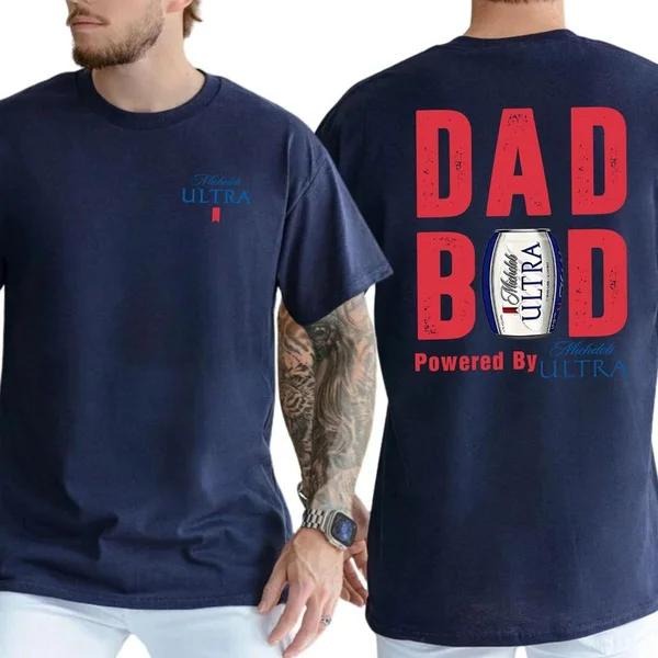 Two Sided Michelob Ultra American Flag Funny Summer - Adult & Kids T-Shirts, Sweatshirts & Hoodies apparel design preview 1