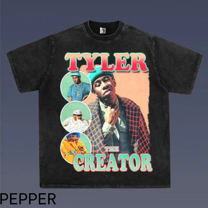 Tyler Creator 1.7 Printed Cotton Casual Crew Neck - Adult & Kids T-Shirts, Sweatshirts & Hoodies apparel design preview 1