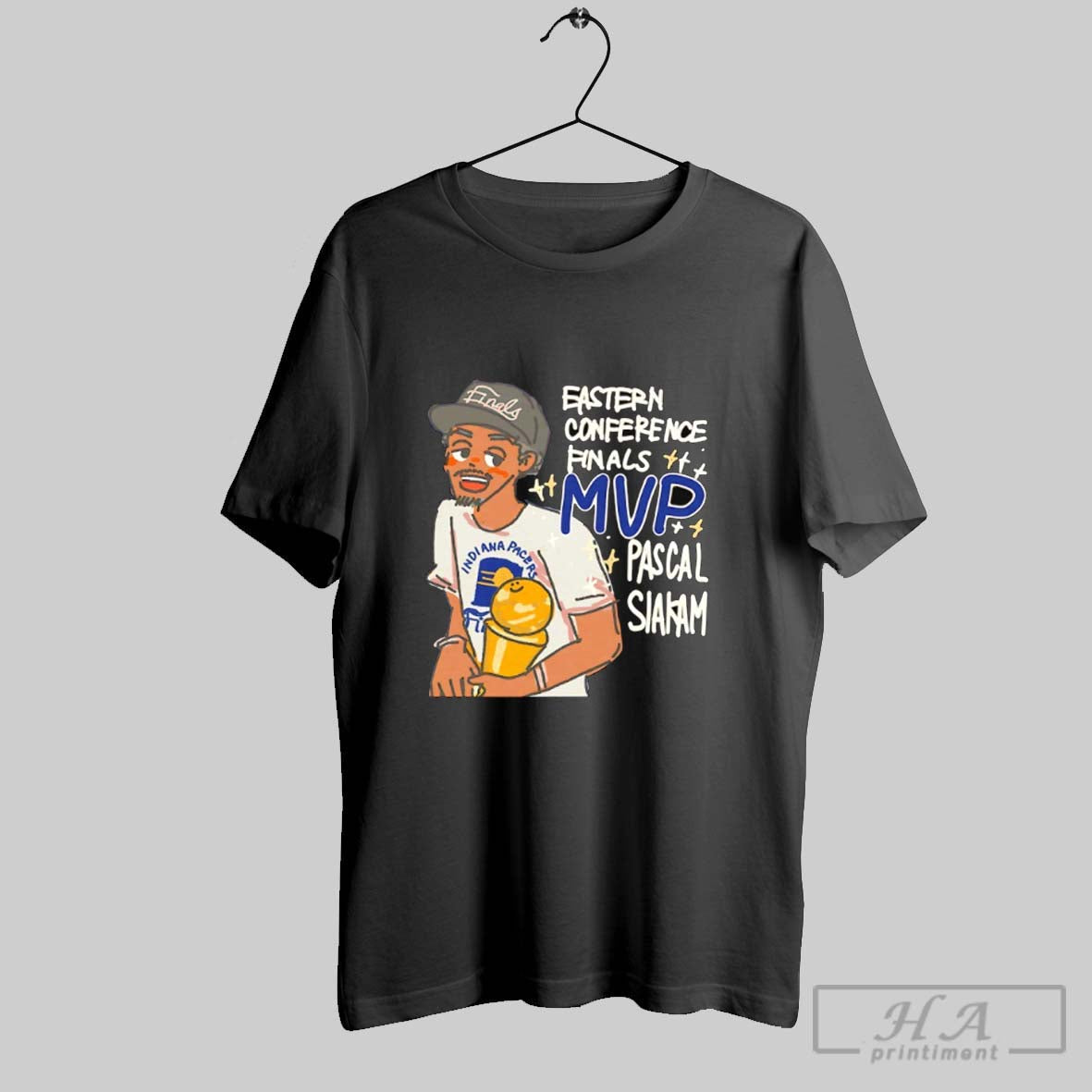Tyrese Haliburton Indiana Pacers Mvp Eastern - Adult & Kids T-Shirts, Sweatshirts & Hoodies apparel design preview 1