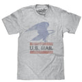 U.S. Mail Eagle Logo Gray - Adult & Kids T-Shirts, Sweatshirts & Hoodies apparel design preview 1