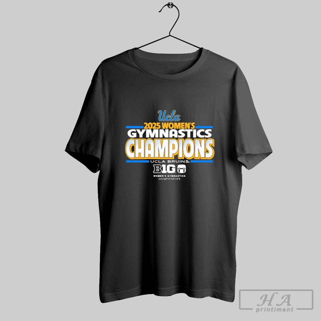 Ucla Bruins 2025 Big Ten Womens Gymnastics Champions - Adult & Kids T-Shirts, Sweatshirts & Hoodies apparel design preview 1