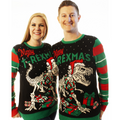 Merry T-Rexmas | For Men & Women | Unisex Sizing Ugly Christmas Sweater - Holiday Gift product image