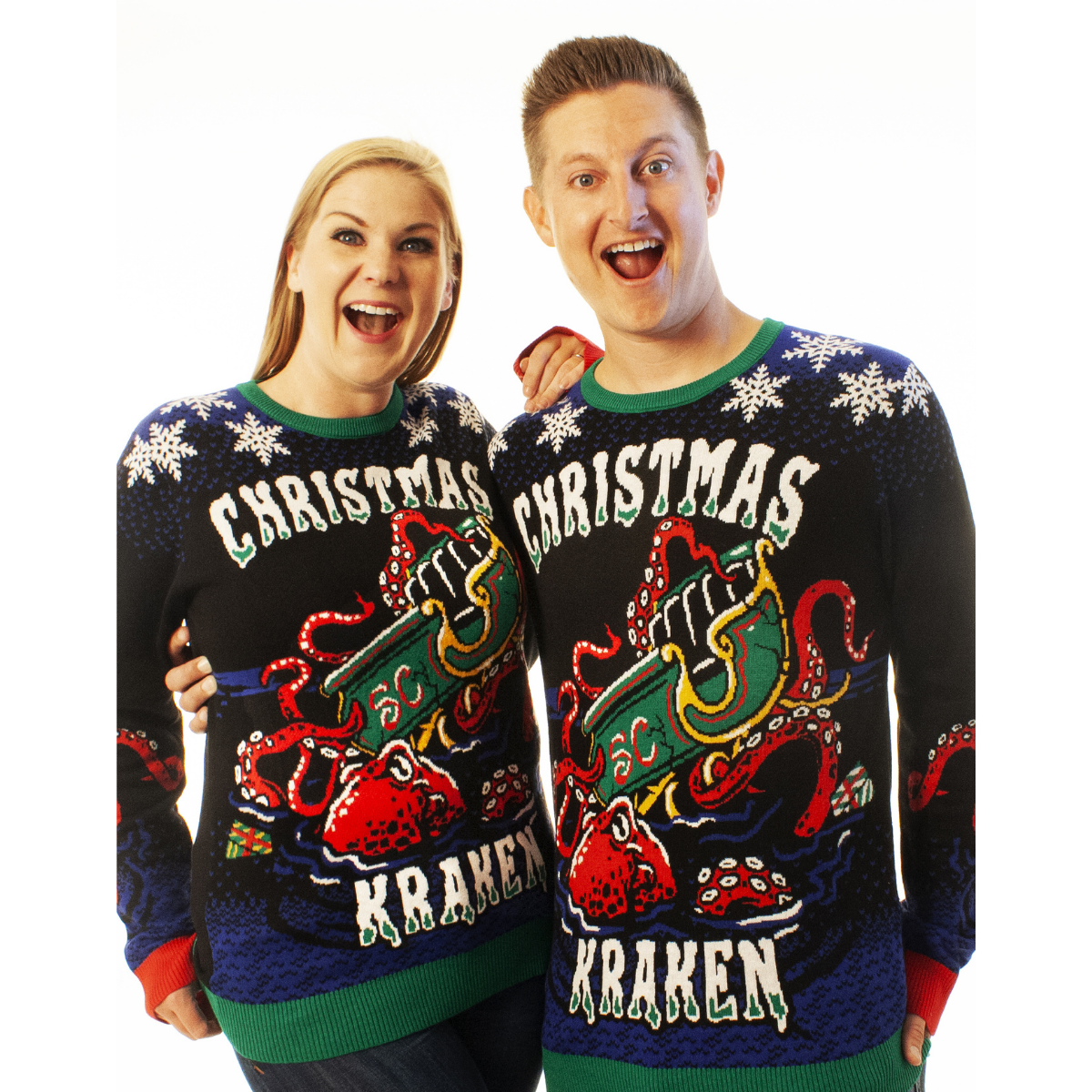 Christmas Kraken | For Men & Women | Unisex Sizing Ugly Christmas Sweater - Holiday Gift product image