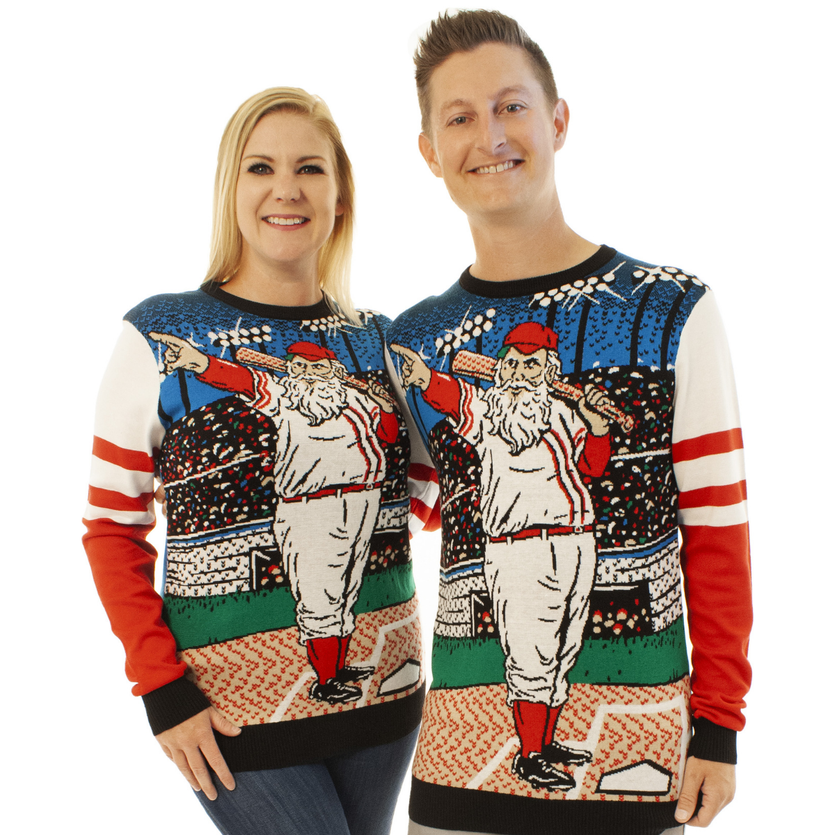 Baseball Santa | For Men & Women | Unisex Sizing Ugly Christmas Sweater - Holiday Gift product image