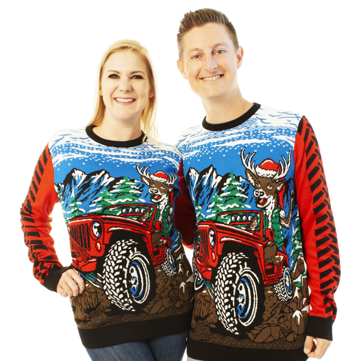 Off Roading Reindeer | For Men & Women | Unisex Sizing Ugly Christmas Sweater - Holiday Gift product image